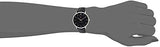 Calvin Klein Minimal Black Dial Black Leather Strap Watch for Women - K3M231C4