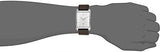 Calvin Klein Window Silver Dial Brown Leather Strap Watch for Men - K2M21126