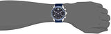 Guess Fleet Chronograph Black Dial Blue Rubber Strap Watch for Men - W0971G2