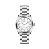 Omega Seamaster Aqua Terra Quartz Diamonds Mother of Pearl Dial Silver Steel Strap Watch for Women - 220.10.28.60.55.001