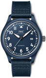 IWC Pilot’s Watch Automatic "Laureus Sport for Good" Edition Blue Dial Blue Nylon Strap Watch for Men - IW328101