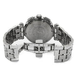 Versace Aion Chronograph Analog Black Dial Silver Steel Strap Watch For Men - VE1D01019