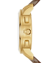Tory Burch The Tory Chronograph White Dial Maroon Jacquard Strap Watch for Women - TBW1050