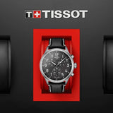 Tissot Chrono XL Vintage Quartz Black Dial Black Leather Strap Watch For Men - T116.617.16.062.00