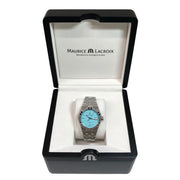 Maurice Lacroix Aikon Automatic Sky Blue Dial Silver Steel Strap Watch For Men - AI6008-SS00F-431-C
