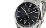 Tag Heuer Carrera Date Black Dial Silver Steel Strap Watch for Men - WBN2110.BA0639