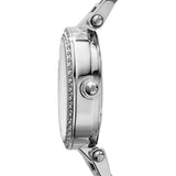 Michael Kors Parker Silver Dial Silver Steel Strap Watch for Women - MK5615