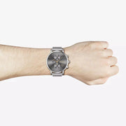 Hugo Boss Integrity Chronorgaph Grey Dial Silver Mesh Bracelet Watch for Men - 1513807