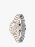 Hugo Boss Hera Chronograph Silver Dial Two Tone Steel Strap Watch for Women -1502446