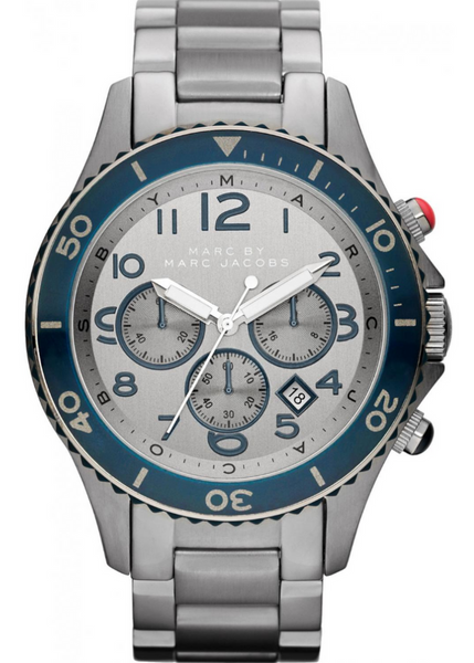 MARC JACOBS時計 Marc Jacobs Ferus Chronograph Blue Dial Stainless Steel Watch 38mm