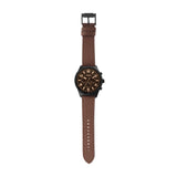 Fossil Brox Multifunction Brown Dial Brown Leather Strap Watch for Men - BQ2802