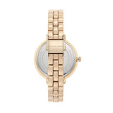 Michael Kors Charley Three-Hand Quartz Gold Dial Gold Steel Strap Watch for Women - MK4399