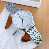Tissot T Classic Tradition Jam Tangan Tali Baja Perak Dial Putih Untuk Pria - T063.610.11.037.00