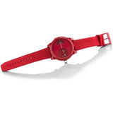 Tommy Hilfiger Denim Red Dial Red Rubber Strap Watch for Men - 1791557