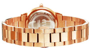 Daniel Wellington Iconic Link White Dial Rose Gold Steel Strap Watch For Women - DW00100209