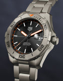 Tag Heuer Aquaracer Calibre 5 Bamford Limited Edition Black Dial Grey Steel Strap Watch for Men - WAY208C.FC6383