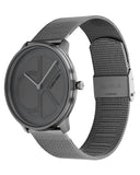 Calvin Klein Minimal Grey Dial Grey Mesh Bracelet Watch for Men - K3M517P4