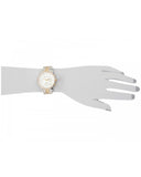 Michael Kors Ritz White Dial Two Tone Steel Strap Watch for Women - MK5650