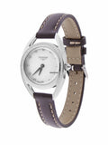Longines Equestrian Mother of Pearl Dial Brown Leather Strap Watch untuk Wanita - L6.136.0.87.2