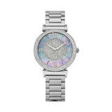 Michael Kors Caitlin Crystal Dial Silver Steel Strap Watch for Women - MK3331