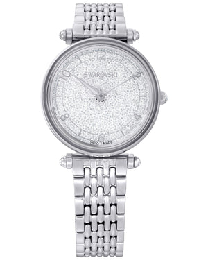 Swarovski Crystalline Wonder Silver Dial Silver Steel Strap Watch for Women - 5656929