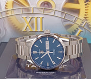 Tag Heuer Carrera Automatic Blue Dial Silver Steel Strap Watch for Men - WAR201E.BA0723