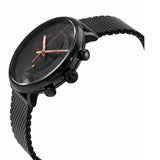 Calvin Klein High Noon Black Dial Black Mesh Bracelet Watch for Women - K8M27421