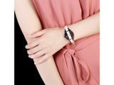 Calvin Klein Rebel Cream Black Dial Cream Leather Strap Watch for Women - K8P237X1