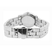Marc Jacobs Amy Red Dial Silver Steel Strap Watch for Women - MBM3335