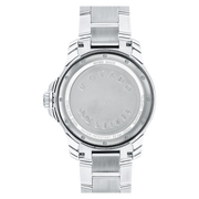 Movado Series 800 Black Dial Silver Steel Strap Watch For Men - 2600135