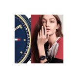 Tommy Hilfiger Blake Blue Dial Blue Steel Strap Watch for Women - 1781893