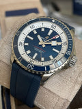 Breitling Superocean Automatic 42mm Blue Dial Blue Rubber Strap Watch for Men - A17375E71C1S1