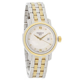 Tissot T Classic Bridgeport Automatic Mother of Pearl Dial Two Tone Steel Strap Watch for Women - T097.410.22.116.00