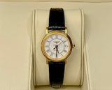 Longines Presence Automatic White Dial Black Watch untuk Wanita - L4.321.2.11.2
