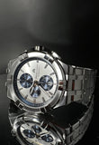 Maurice Lacroix Aikon Chronograph Silver Dial Silver Steel Strap Watch for Men - AI1018-SS002-131-1