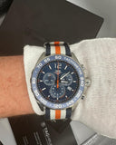 Tag Heuer Formula 1 Chronograph 43mm Dial Biru Jam Tangan NATO Strap untuk Pria - CAZ1014.FC8196