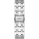 Guess Heiress Multifunction Diamonds Silver Dial Silver Steel Strap Watch for Women - GW0440L1