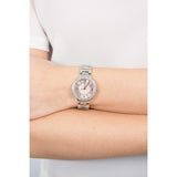 Fossil Virginia Taupe Dial Silver Steel Strap Watch for Women - ES4147