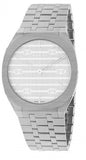 Gucci 25H Quartz Silver Dial Silver Steel Strap Watch For Women - YA163402