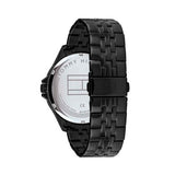 Tommy Hilfiger Shawn Quartz Black Dial Black Steel Strap Watch for Men - 1791611