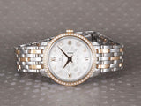 Omega De Ville Prestige Quartz Diamonds Silver Dial Two Tone Steel Strap Watch for Women - 424.25.27.60.52.001
