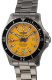 Breitling Superocean II Automatic 44mm Yellow Dial Silver Steel Strap Watch for Men - A17367021I1A1