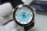 Breitling Superocean Automatic 44 Turquoise Dial Black Rubber Strap Watch for Men - A17376211L2S1