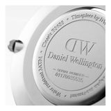 Daniel Wellington Classic Cornwall White Dial Black Nylon Strap Watch For Men - DW00100260