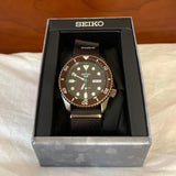 Seiko 5 Sport Automatic Brown Dial Brown Nylon Strap Watch For Men - SRPD85K1