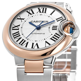 Cartier Ballon Bleu De Cartier Silver Dial Two Tone Steel Strap Watch for Women - W2BB0033