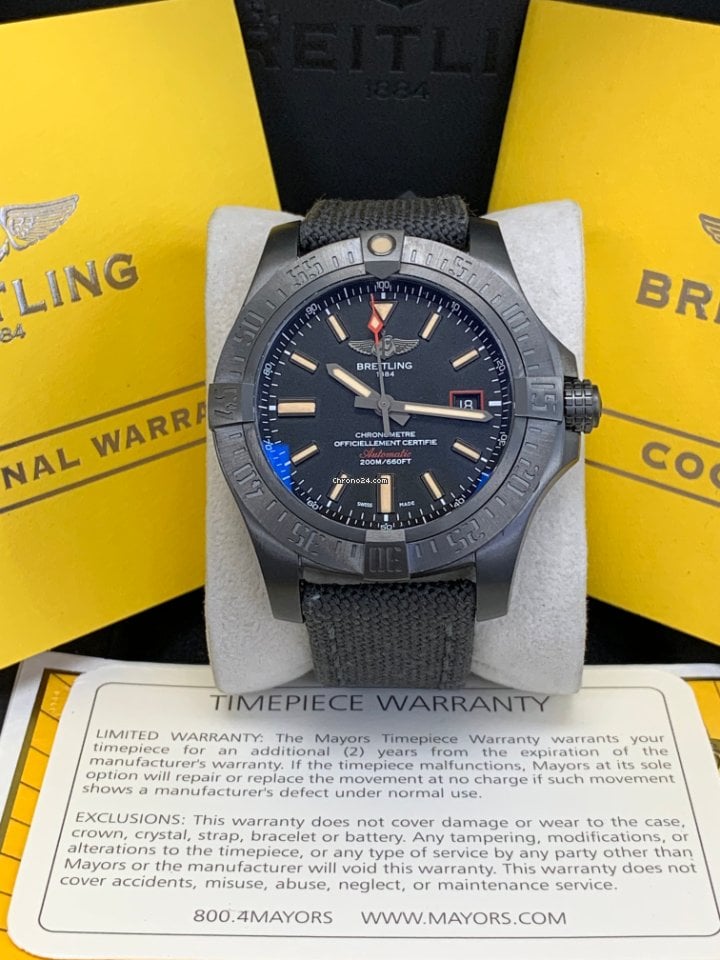 Jam Tangan Breitling Avenger Blackbird untuk Pria