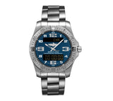 Breitling Aerospace Evo Blue Dial Silver Steel Strap Watch for Men - E79363101C1E1