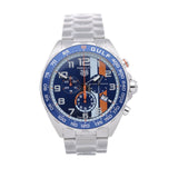 Tag Heuer Formula 1 Gulf Chronograph Blue Dial Silver Steel Strap Watch for Men - CAZ101AT.BA0842