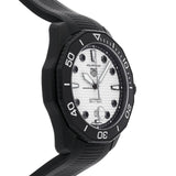 Tag Heuer Aquaracer Professional 300 Automatic White Dial Black Rubber Strap Watch for Men - WBP201D.FT6197